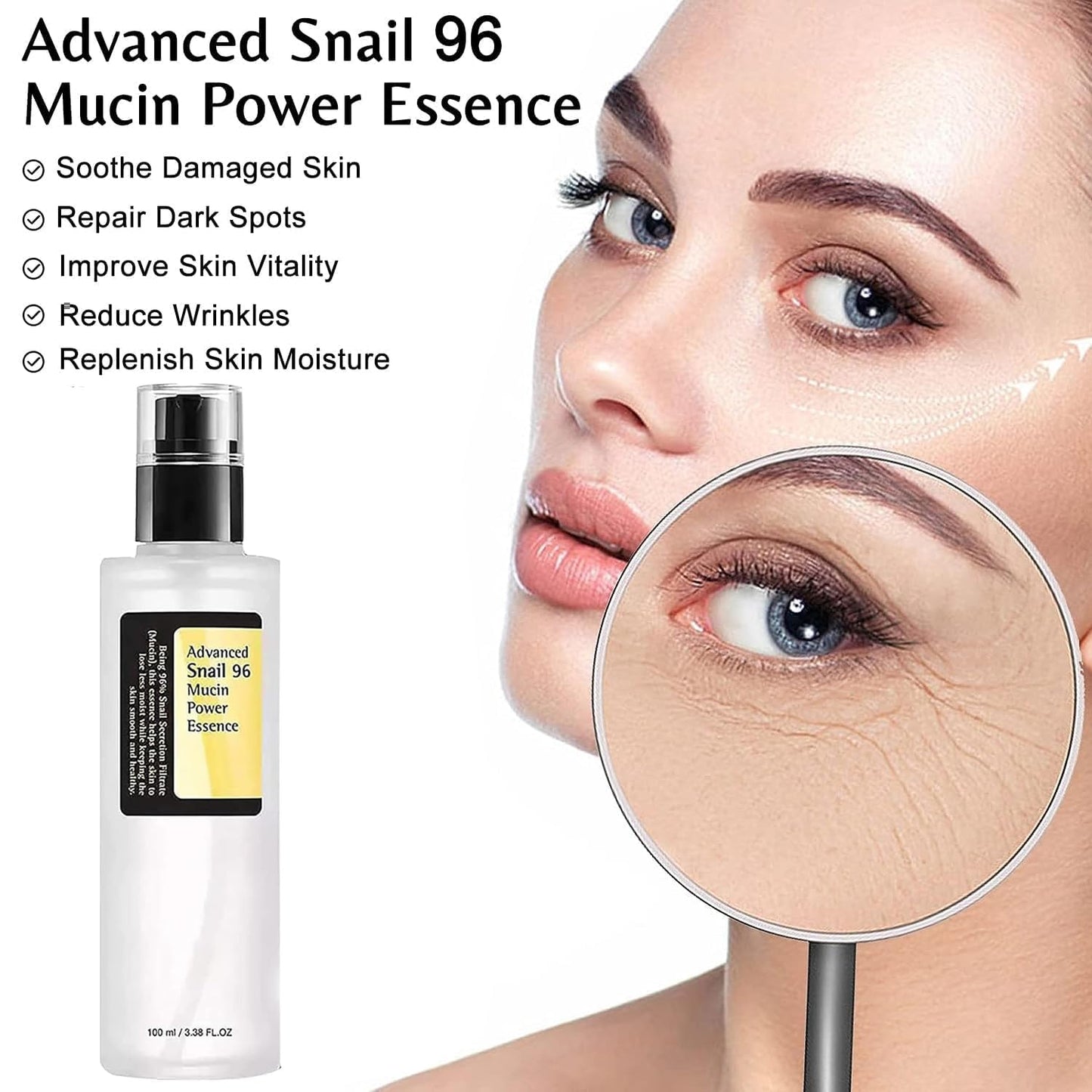 Advanced Snail Mucin Serum - 96% Power Repairing Essence