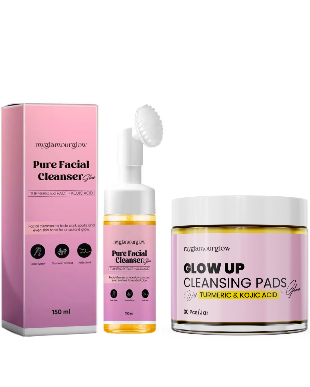 Brightening Turmeric, Kojic & Niacinamide Glow Bundle™