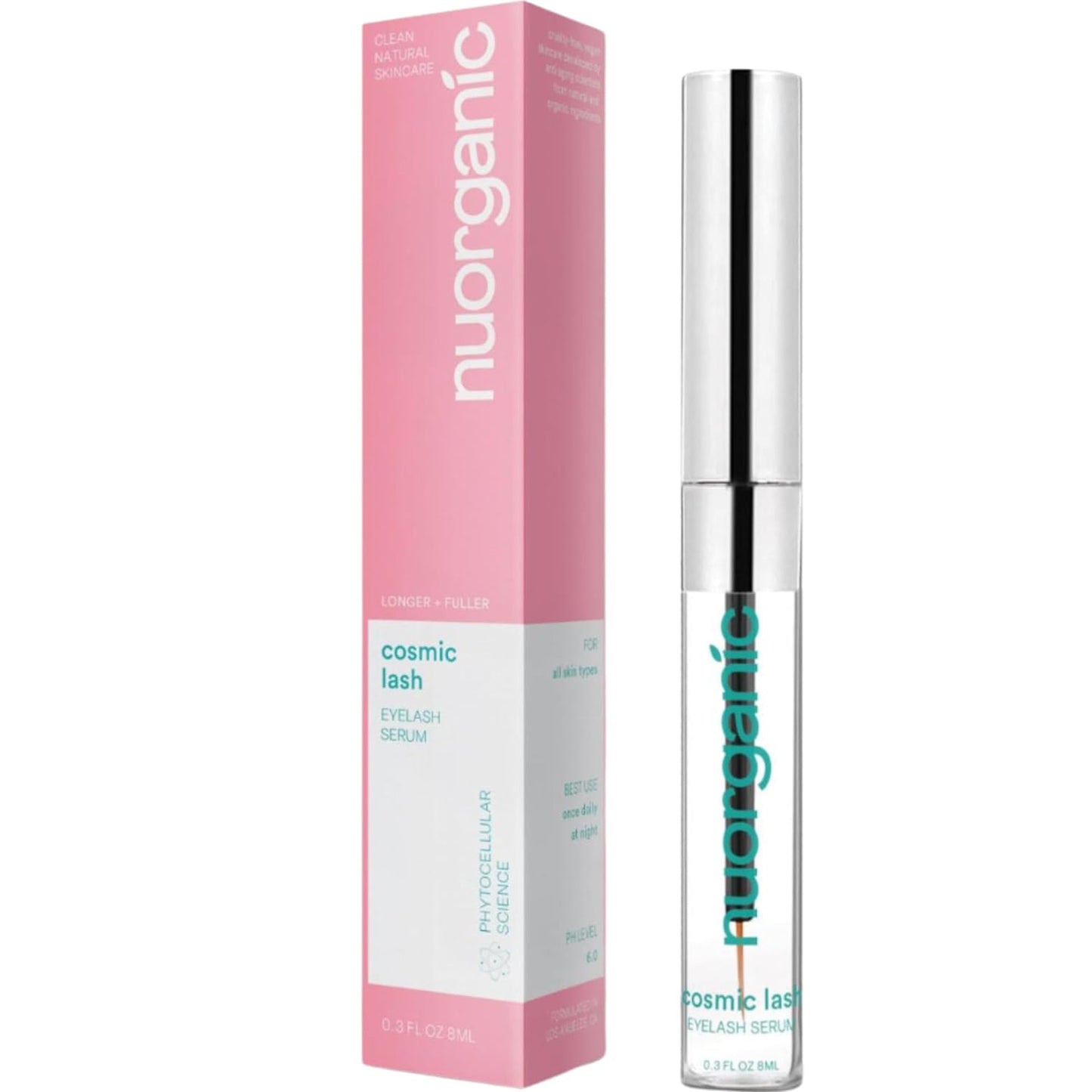 Glamour Glow Lash Growth Serum - Thicker + Longer + Stronger Eye Lashes in 30 Days