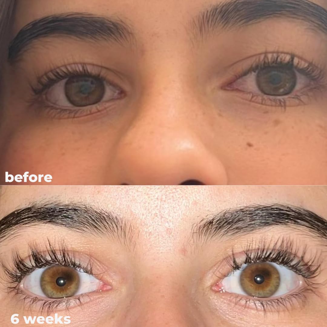Glamour Glow Lash Growth Serum - Thicker + Longer + Stronger Eye Lashes in 30 Days