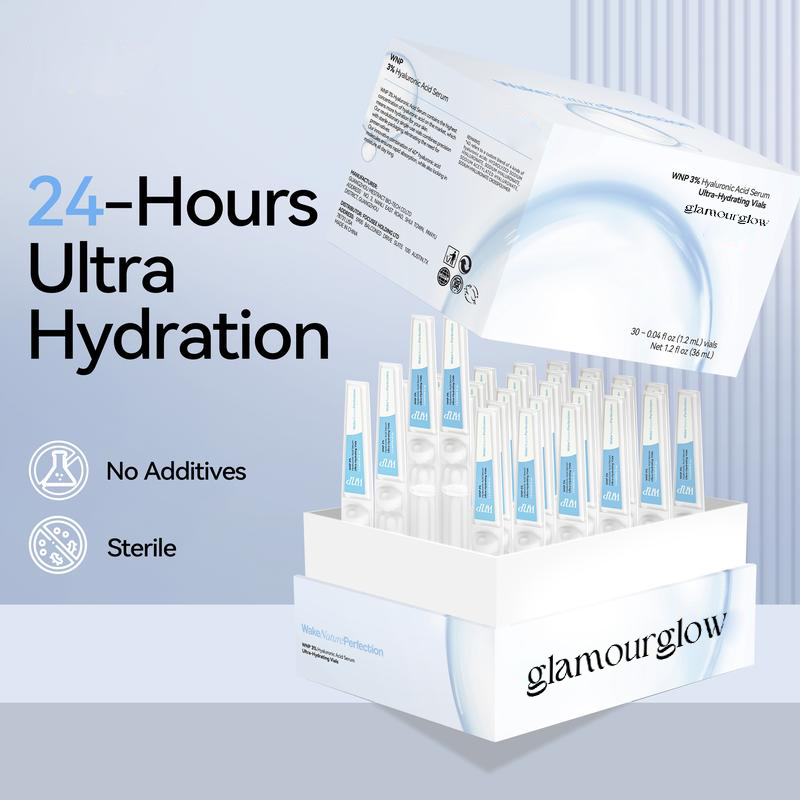🏆 2024 Rated Skin Care Innovation 3% Ultra Hydrating Hyaluronic Acid Serum by Glamour Glow™